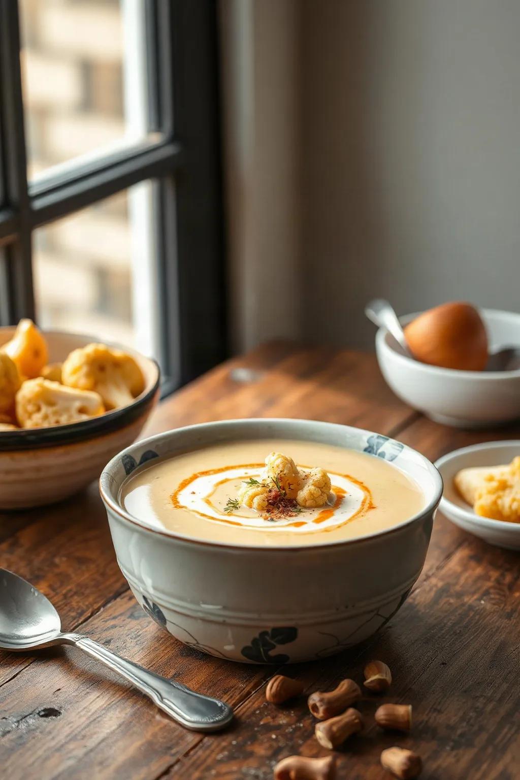 Crema de Coliflor Asada