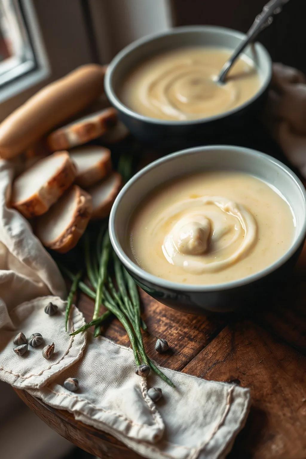 Velvety Cream of Leek Soup