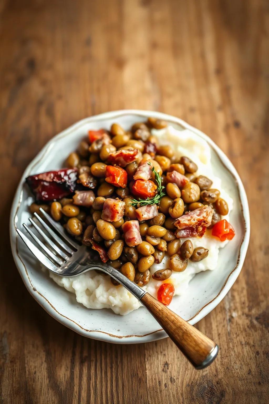 French Lentils with Bacon and Herbs