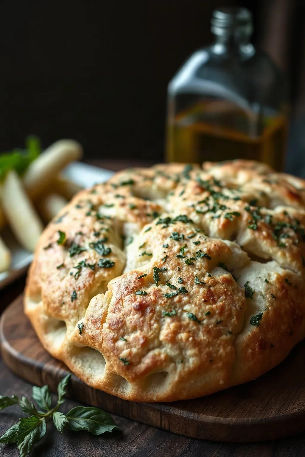 Focaccia aux herbes