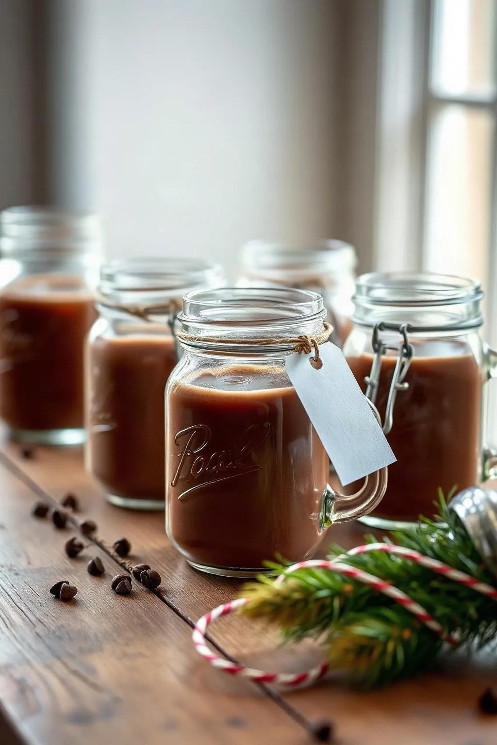 Giftable Hot Chocolate Jars
