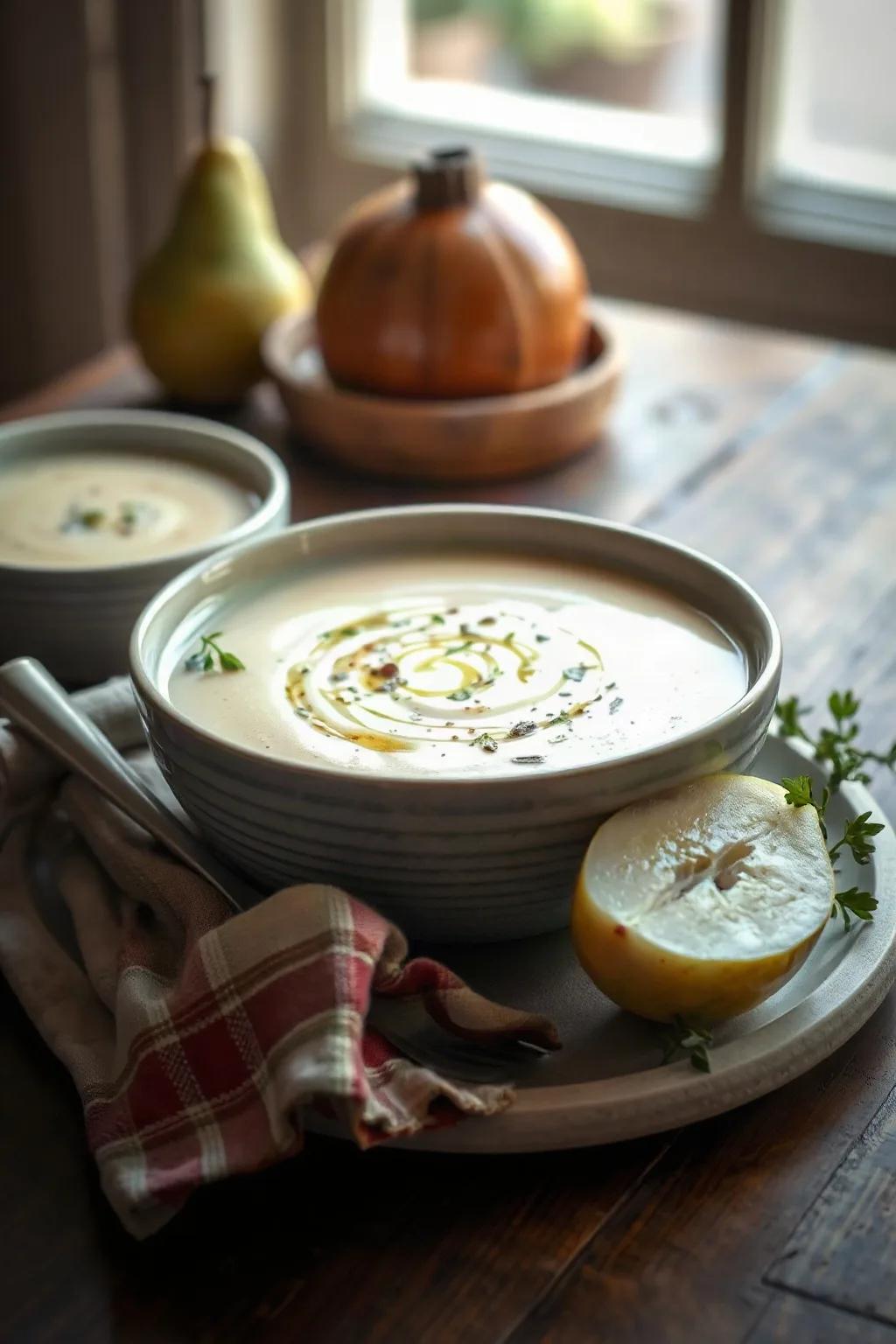 Pear and Leek Soup