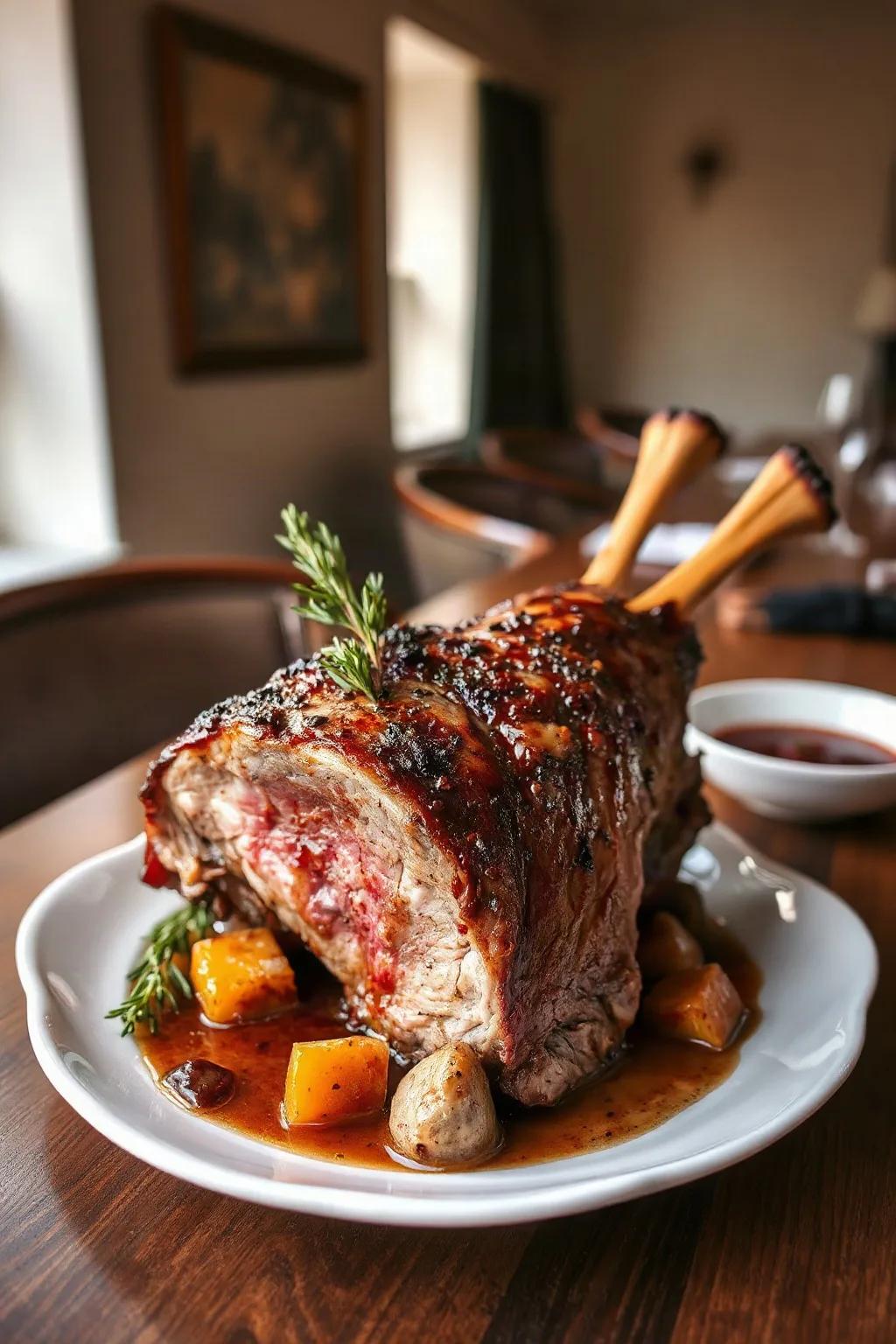 Seven-Hour Slow-Roasted Leg of Lamb