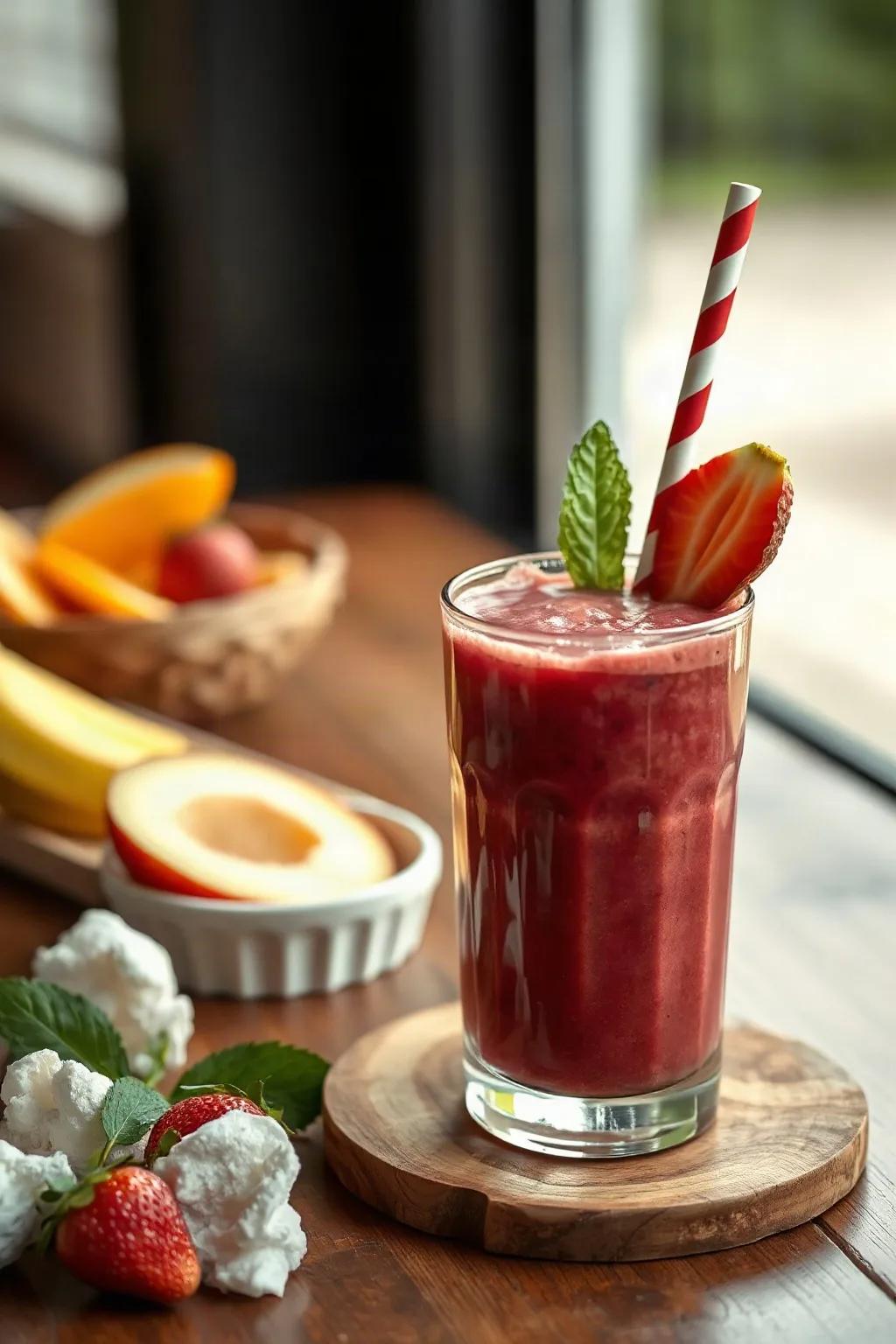 Smoothie aux fruits