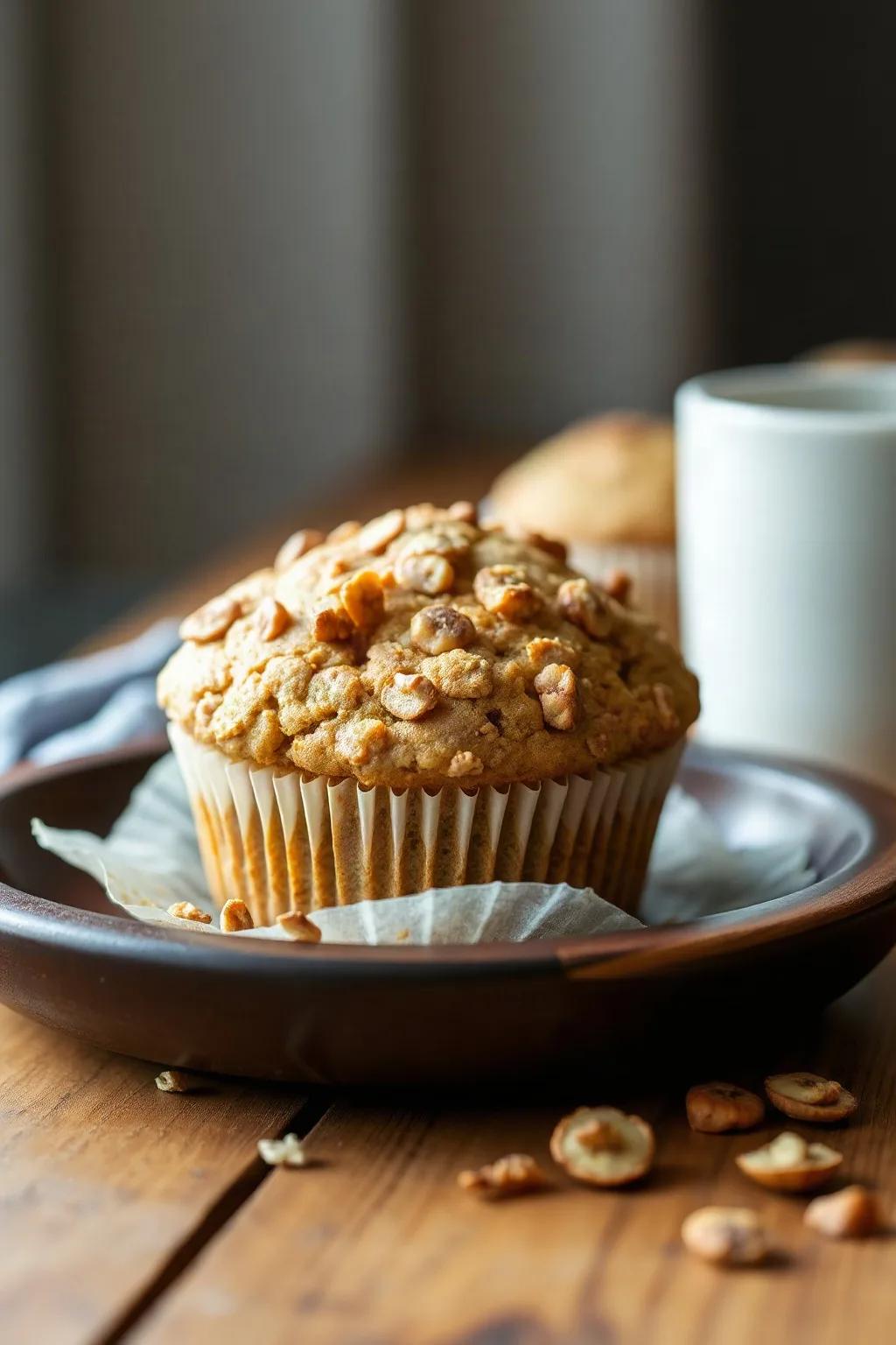 Muffins de Plátano y Avena