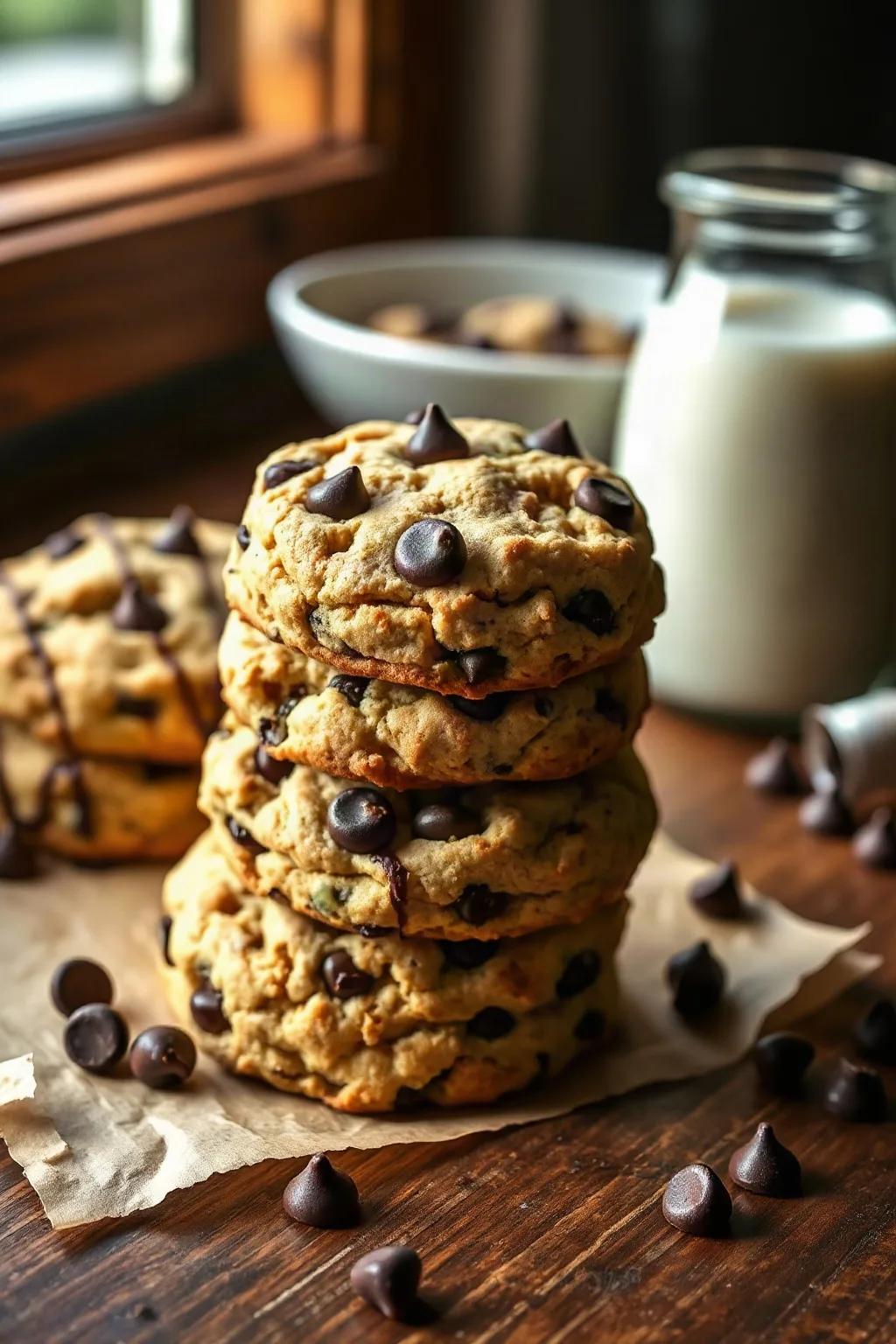 Chocolate Chip Crunchy Biscuits