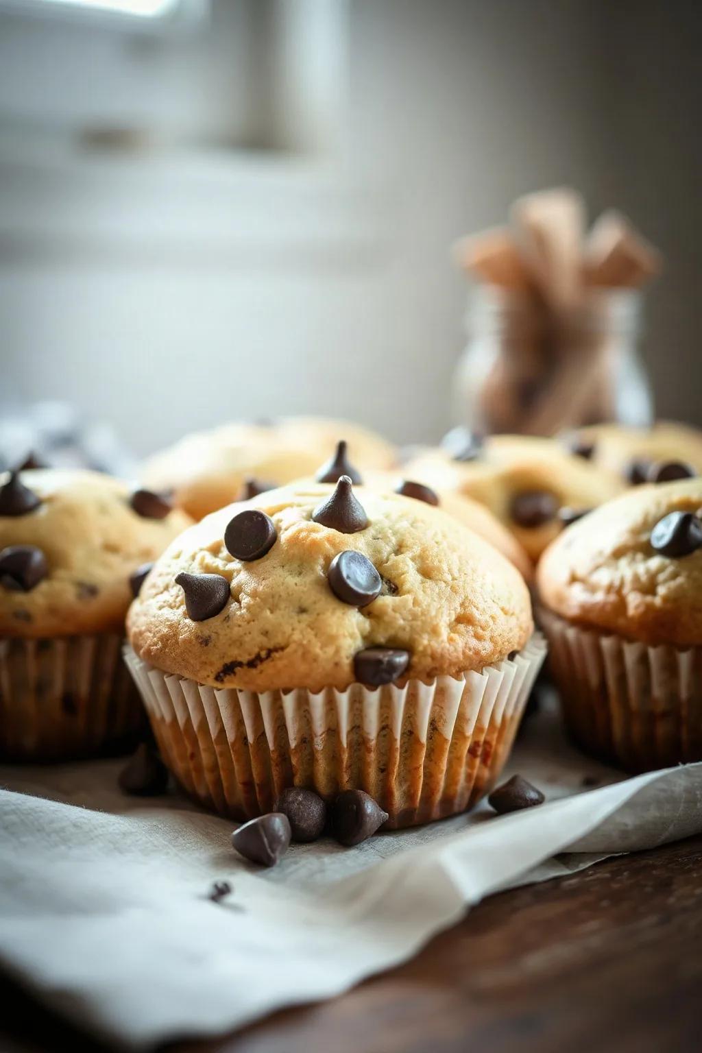 Muffins aux pépites de chocolat