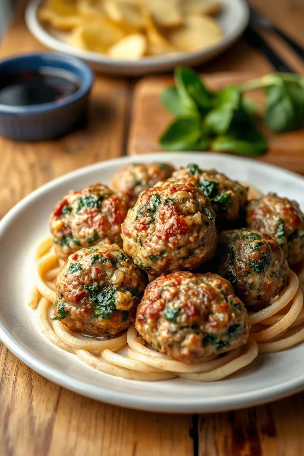 Albóndigas de Pavo y Espinaca