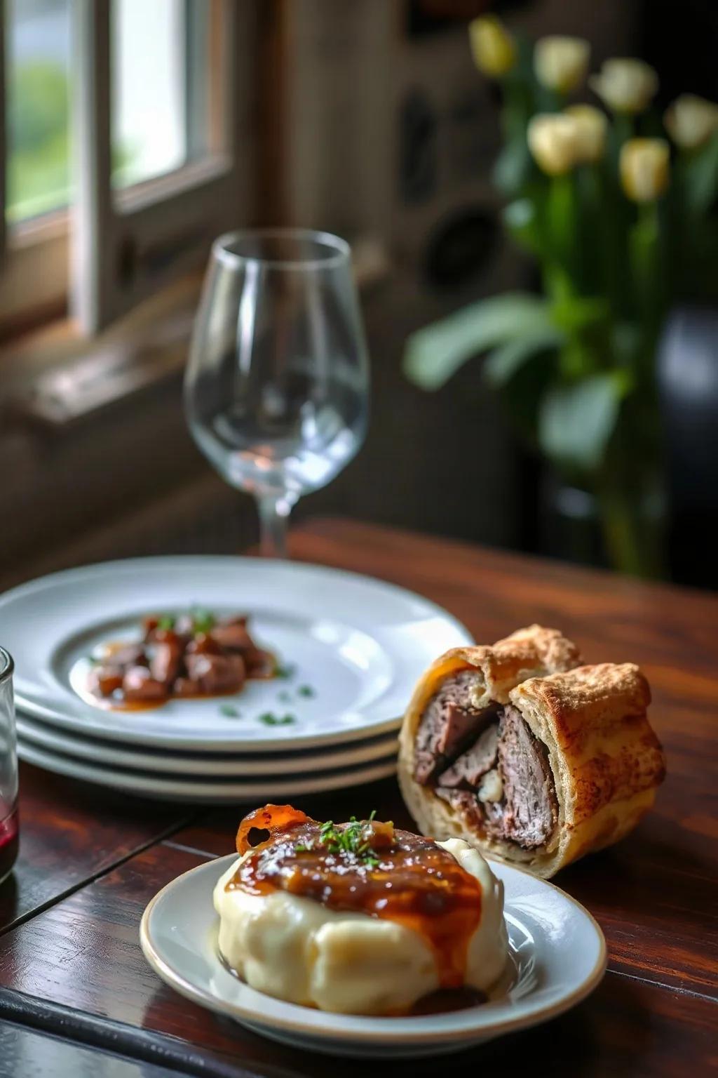 Braised Duck Parmentier