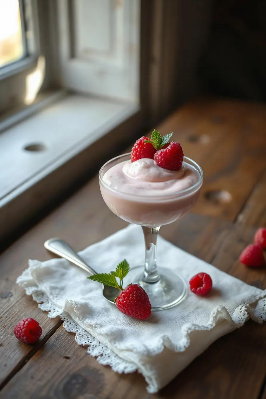 Mousse à la framboise