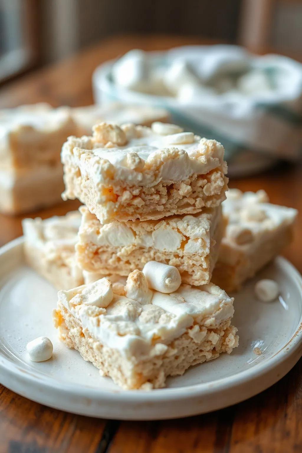 Marshmallow Rice Krispies Squares