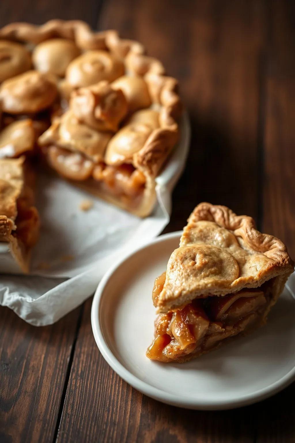 Tarte aux pommes classique de