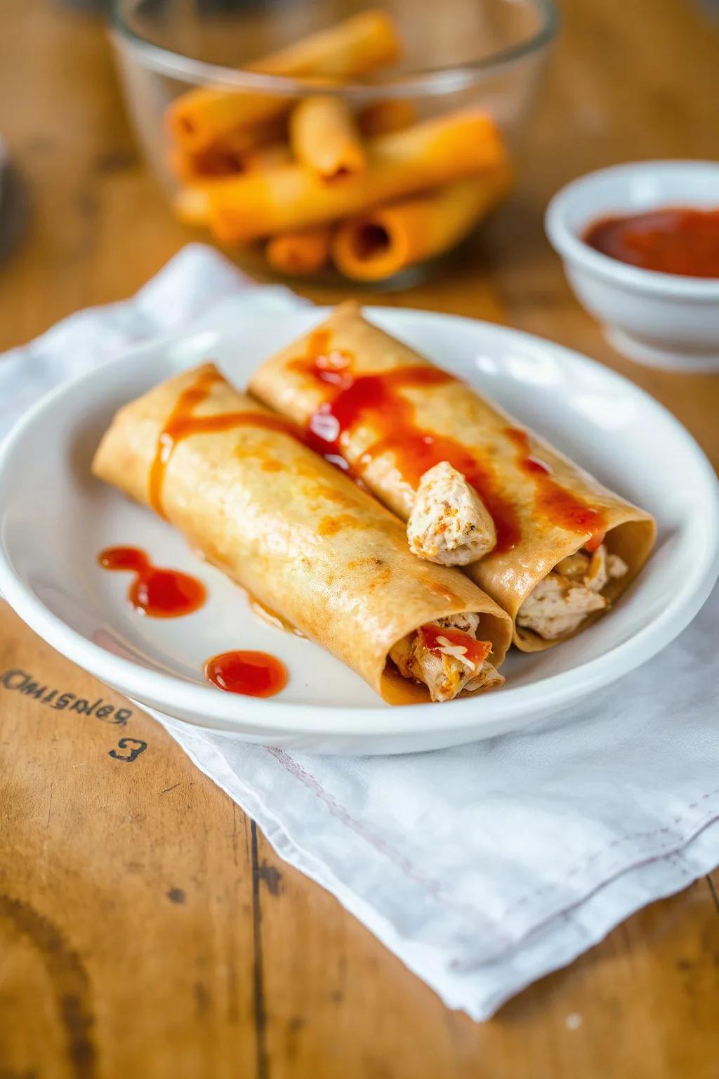 Taquitos Rellenos de Pollo