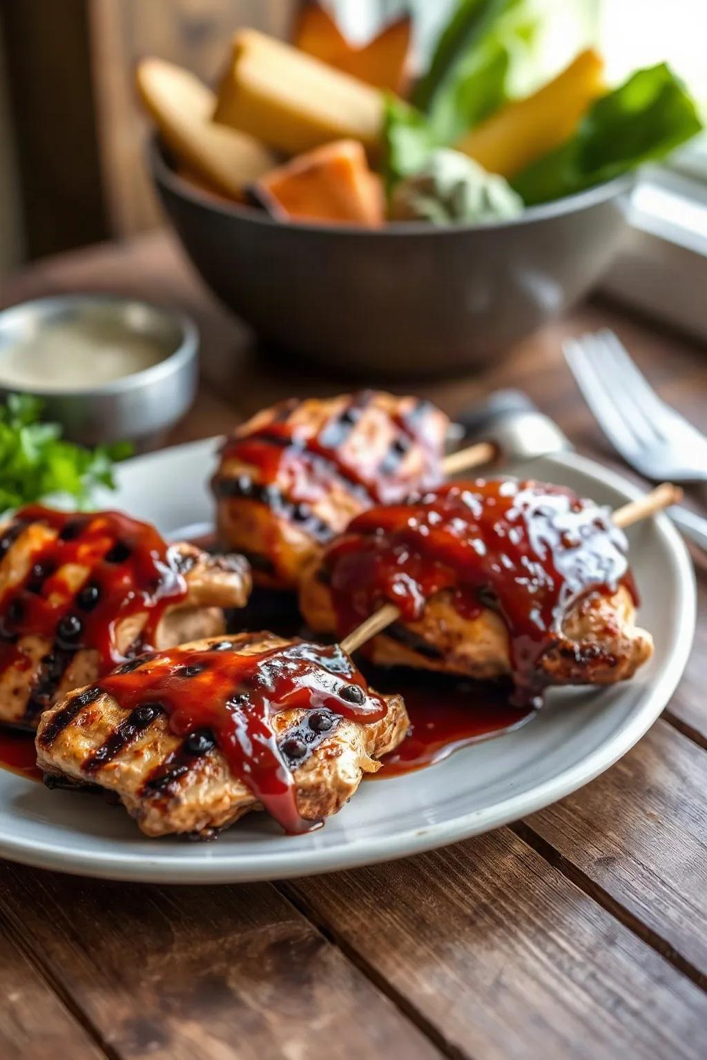 Poulets Barbecue en Crapaudine
