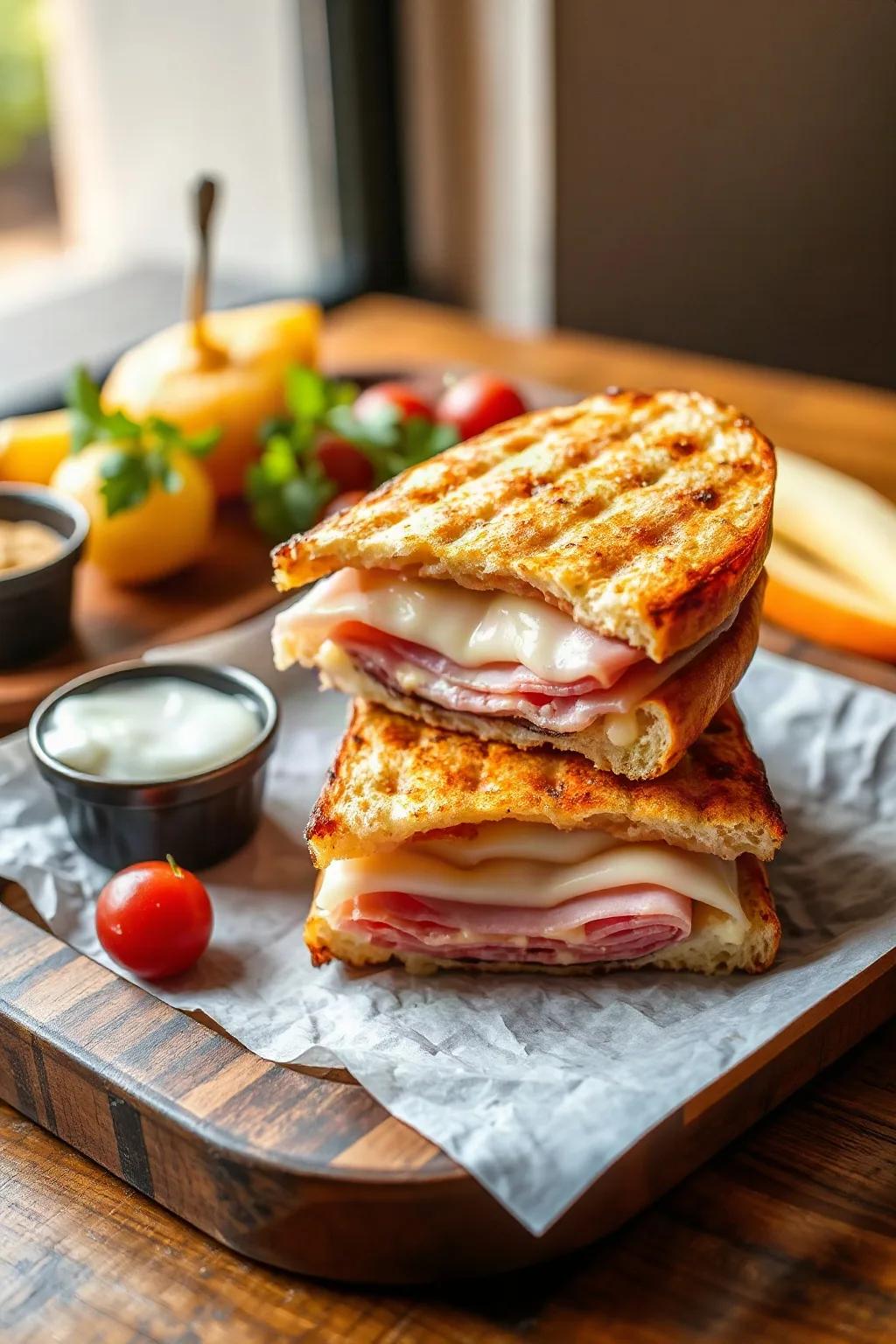 Ham and Cheese Panini