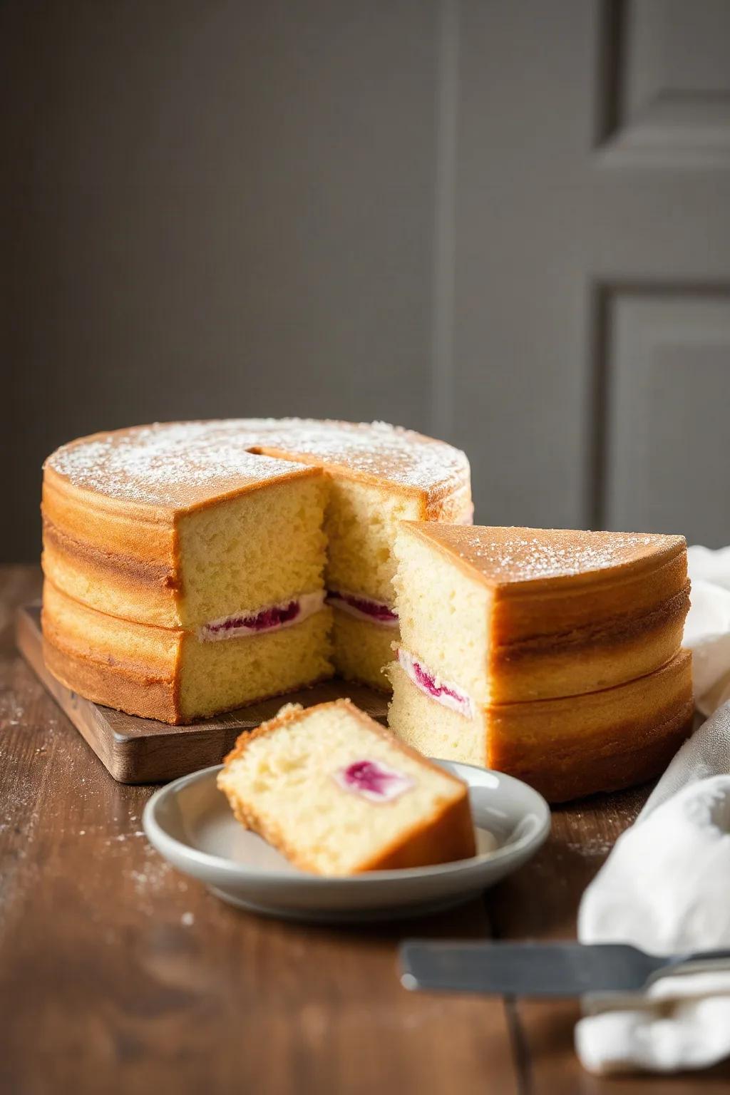 Classic French Genoise Cake