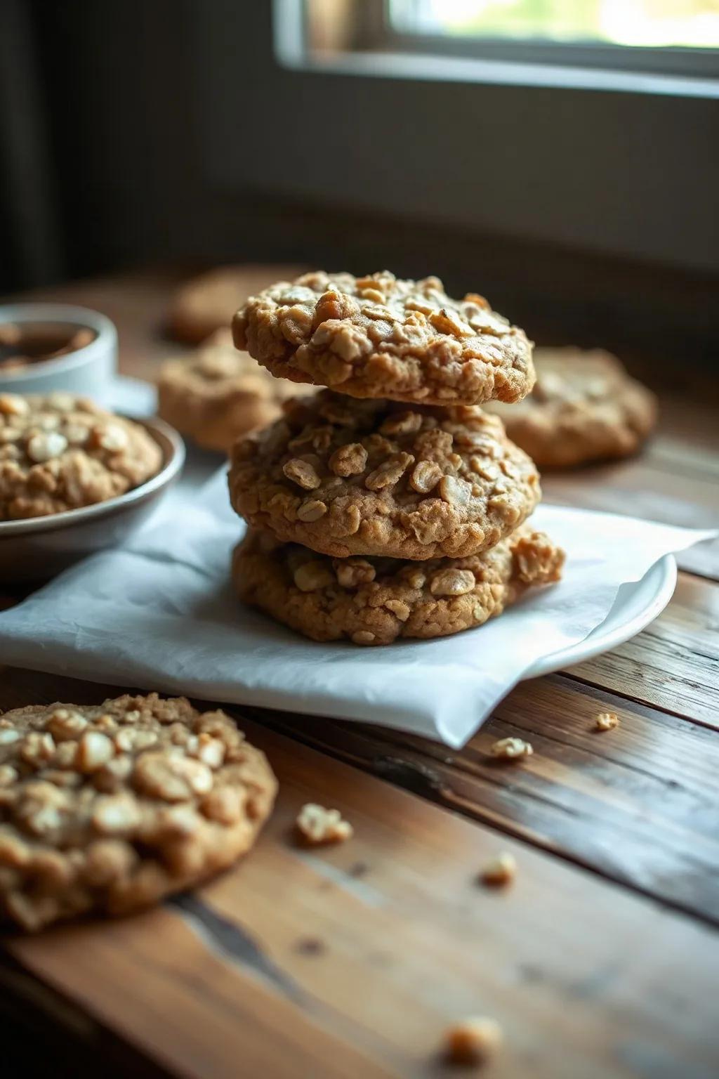 Galletas de Avena con Menos Azúcar