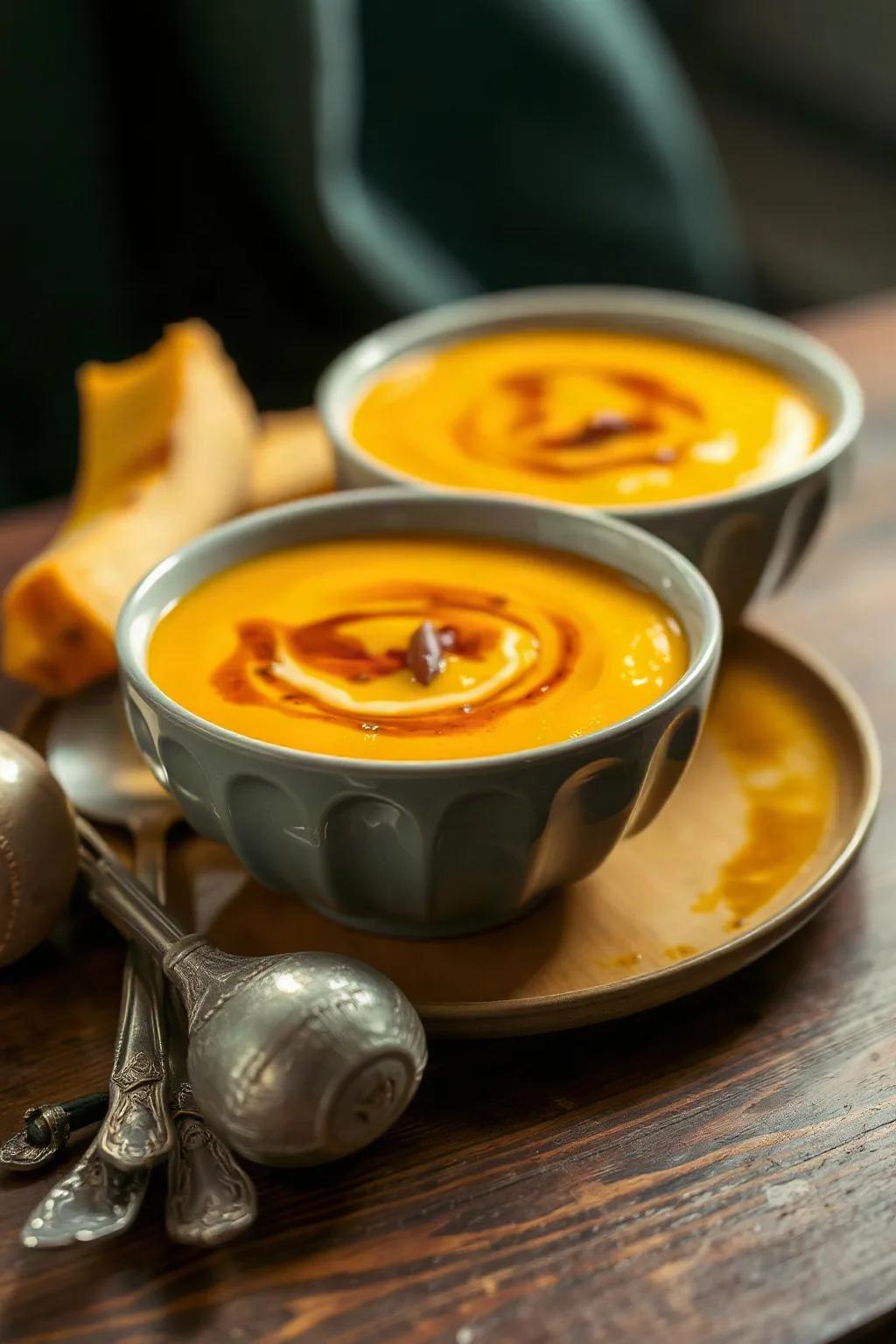 Roasted Squash and Ginger Soup