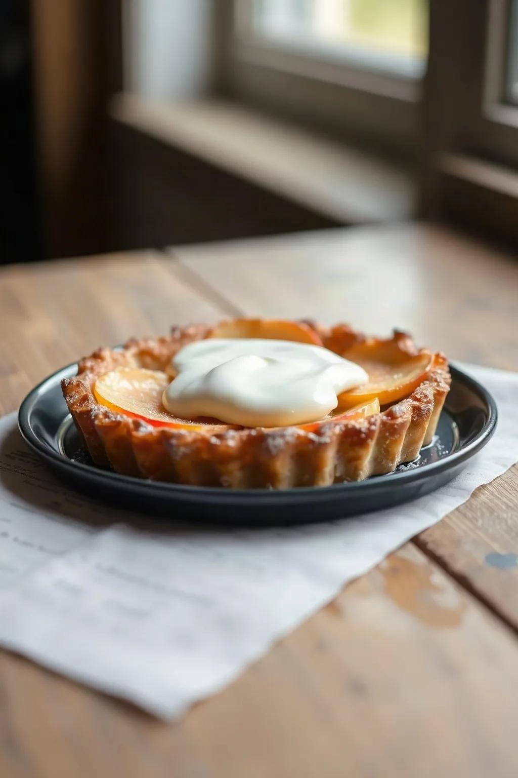 Apple Tart with Creamy Sugar