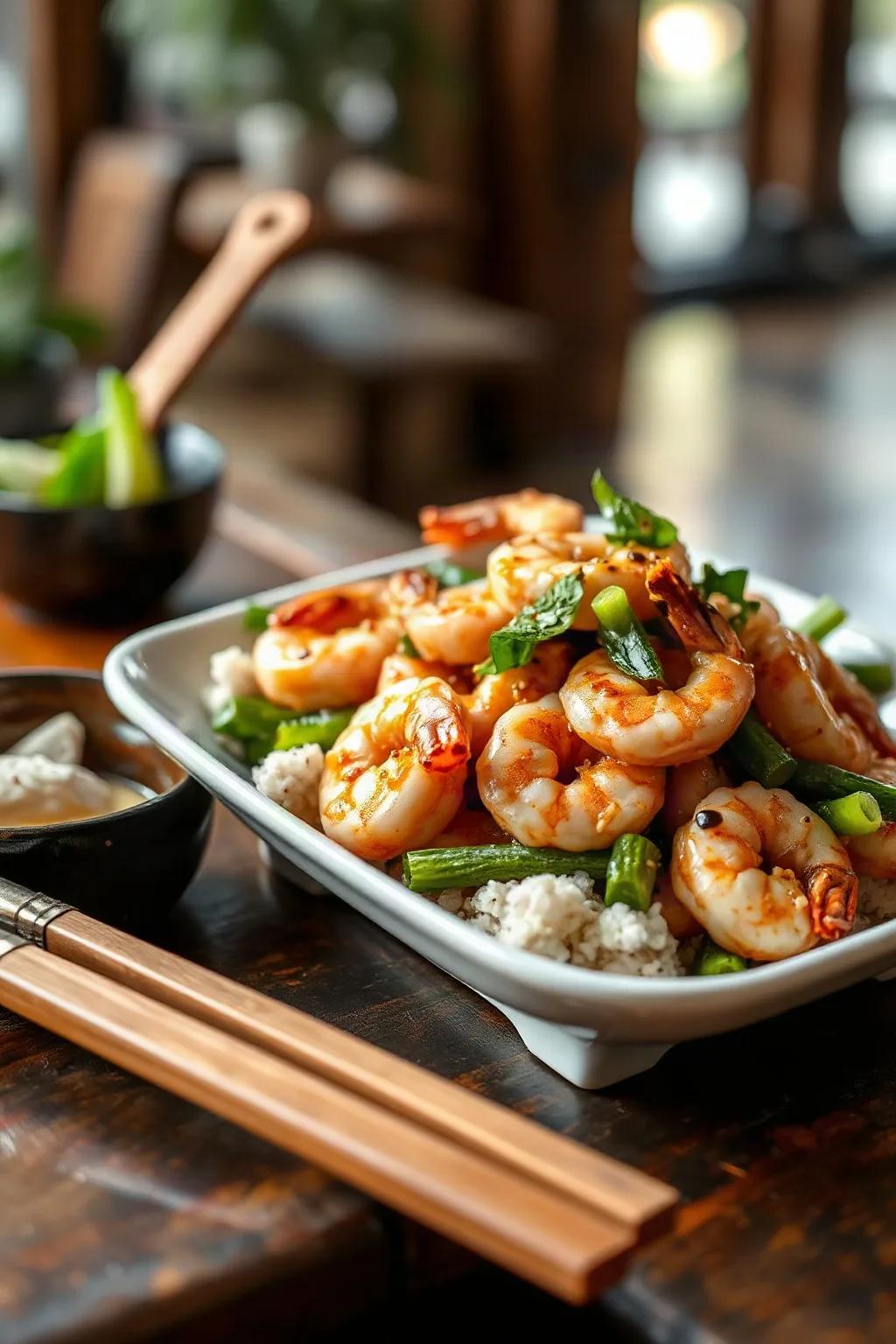 Sesame Shrimp Sauté