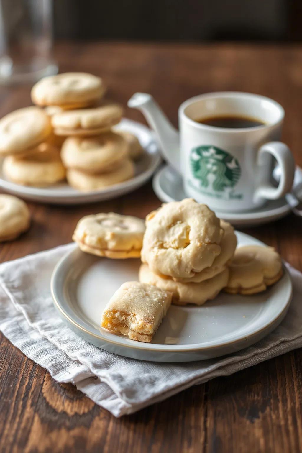 Vanilla Shortbread Cookies