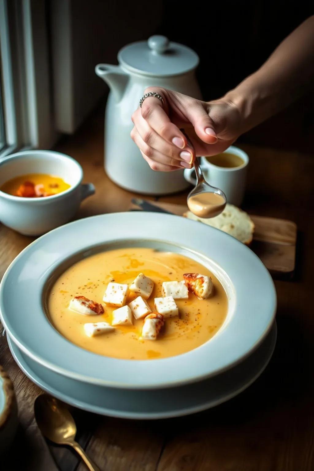Bisque de homard simplifiée