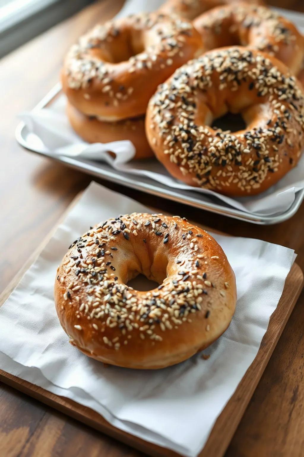 Bagels de Sésamo