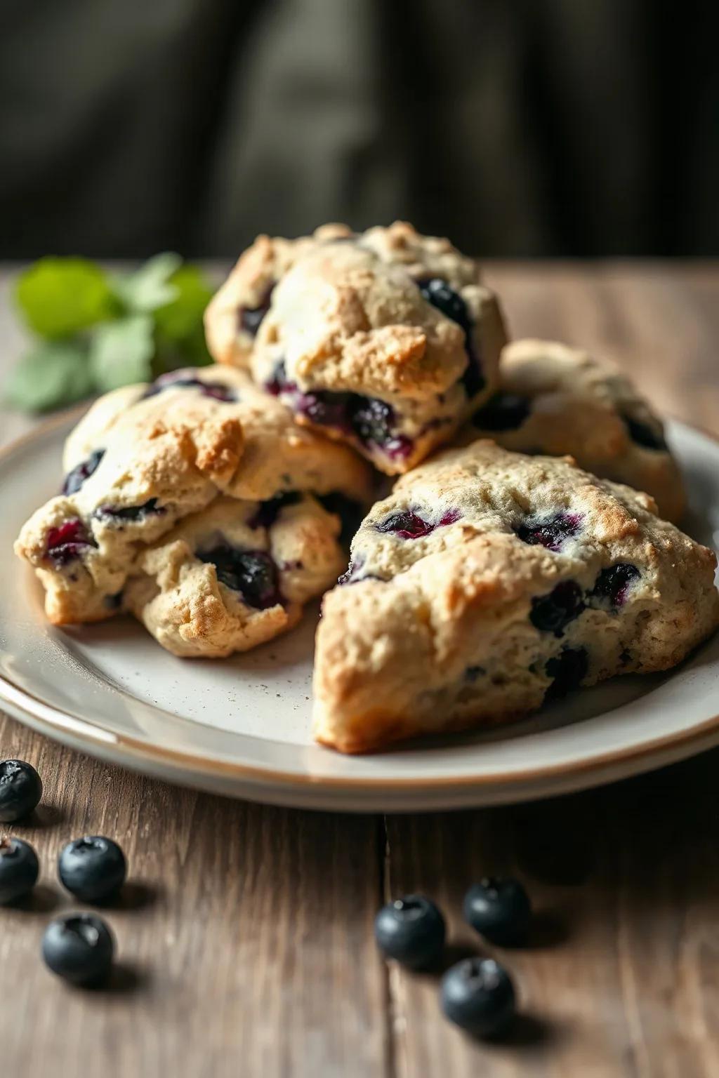 Scones de Arándanos