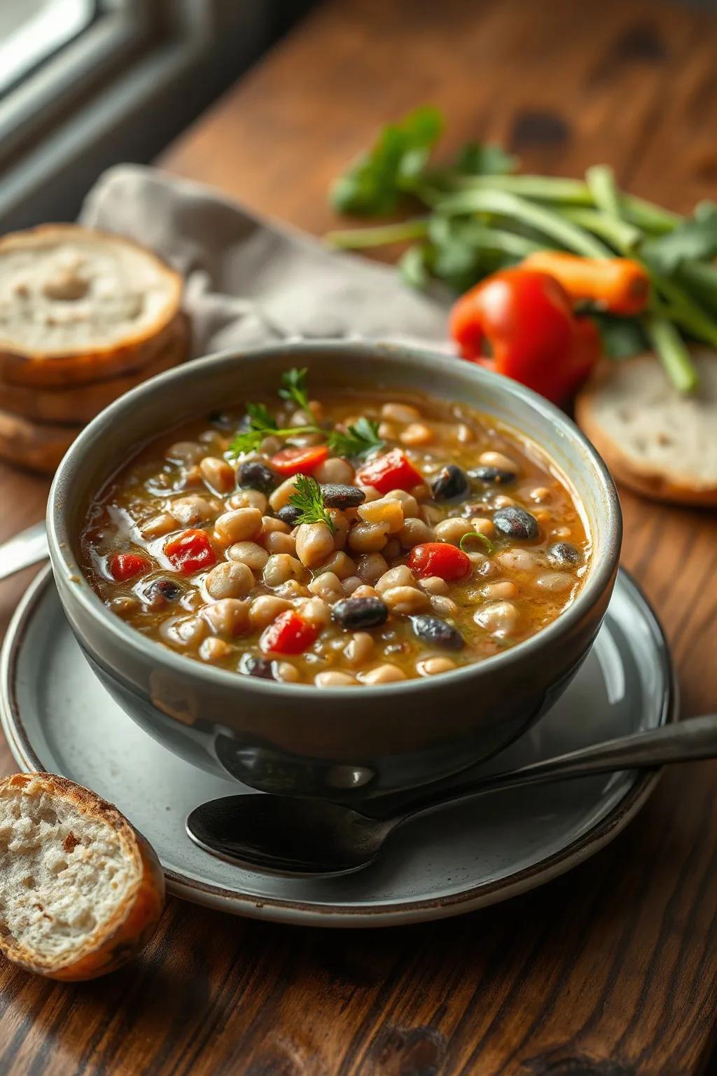 Barley and Legume Soup