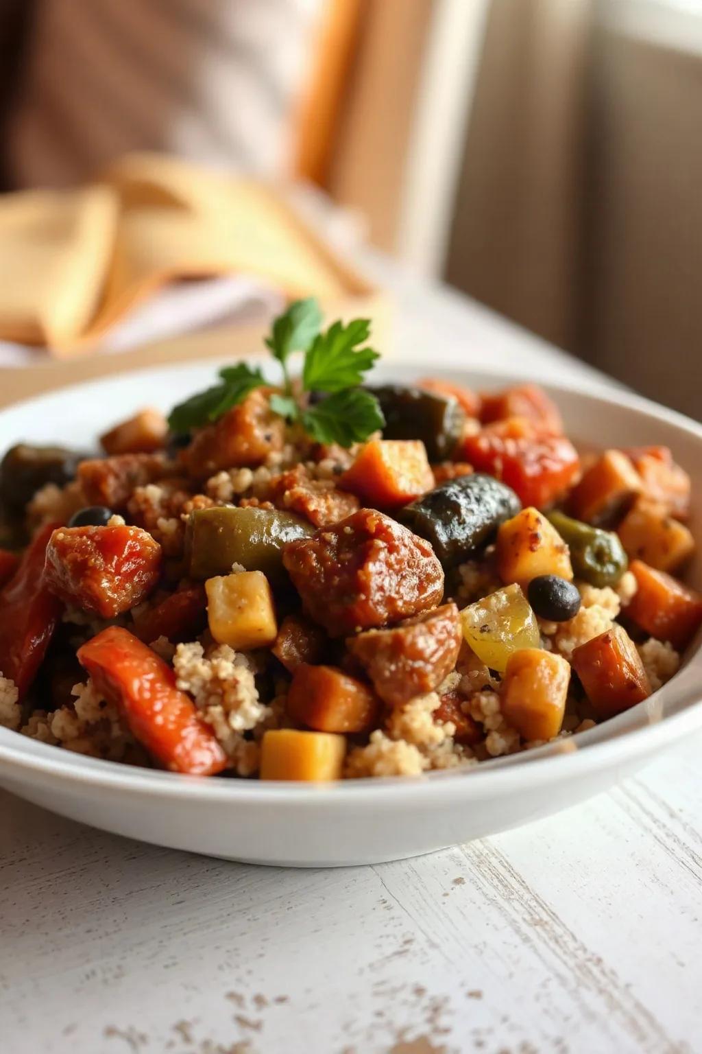 Moroccan Vegetarian Couscous
