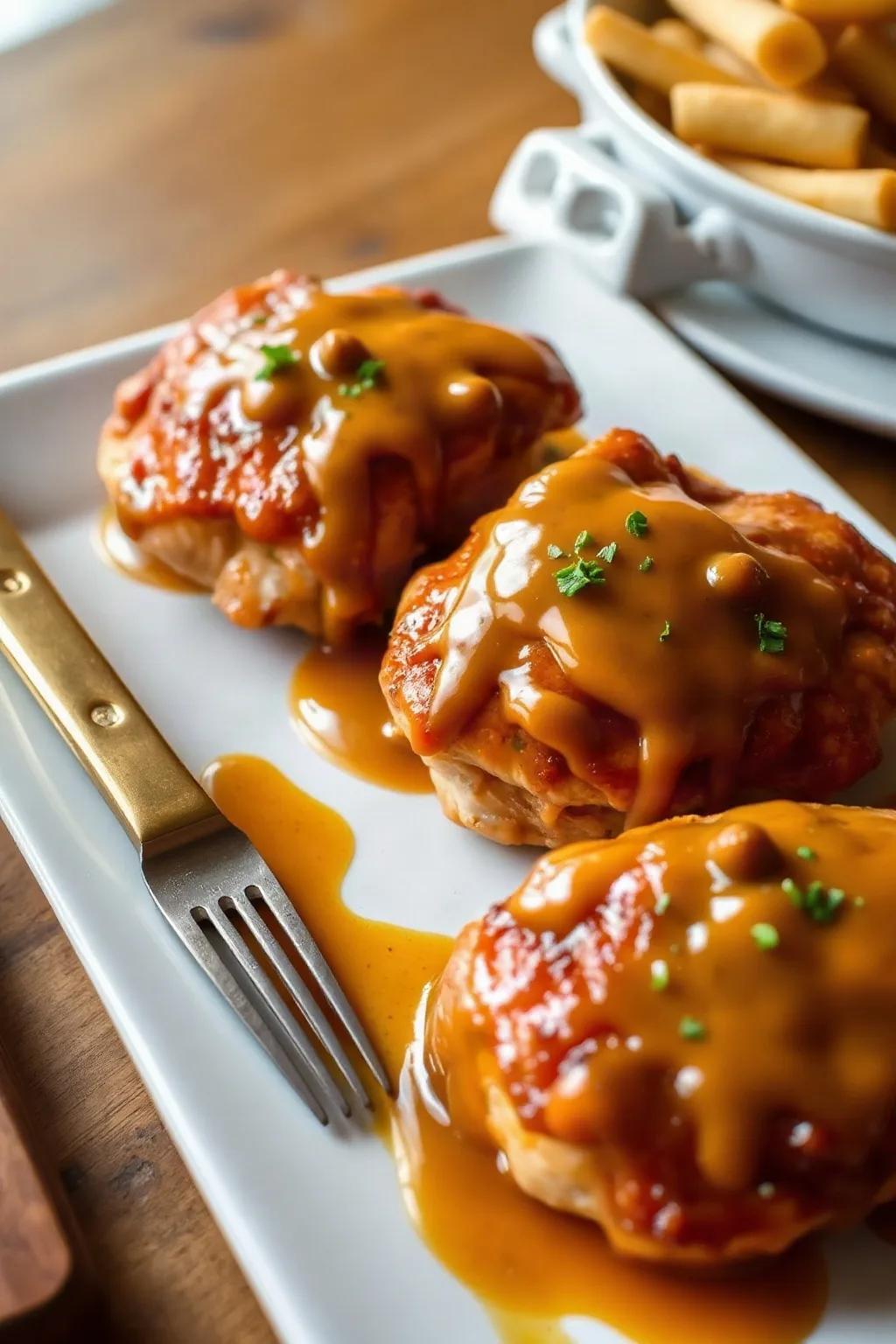 Honey Mustard Chicken Thighs