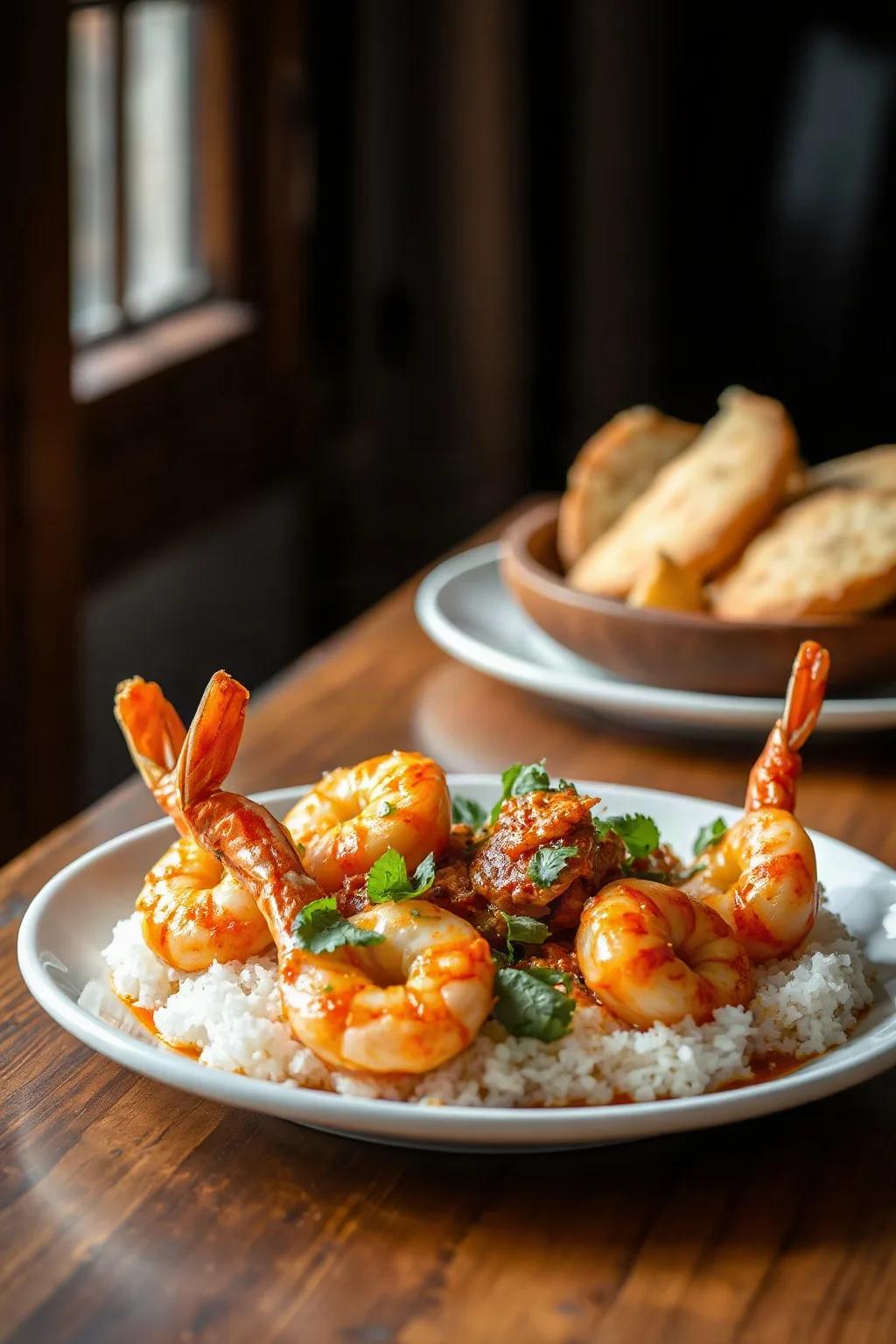 Camarones Picantes al Estilo Indio