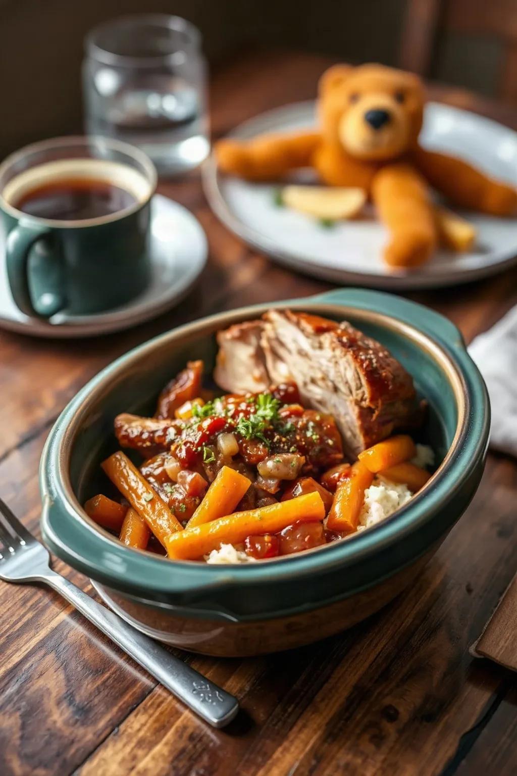 Sweet and Savoury Slow Cooker Pork