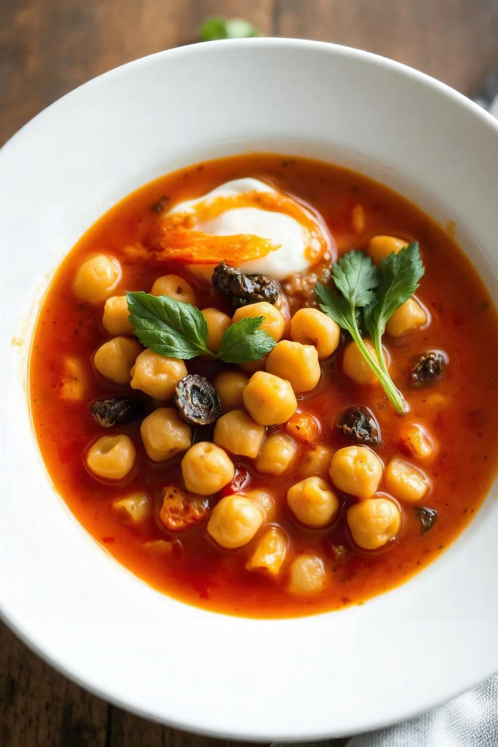 Sopa de Garbanzos y Pasta