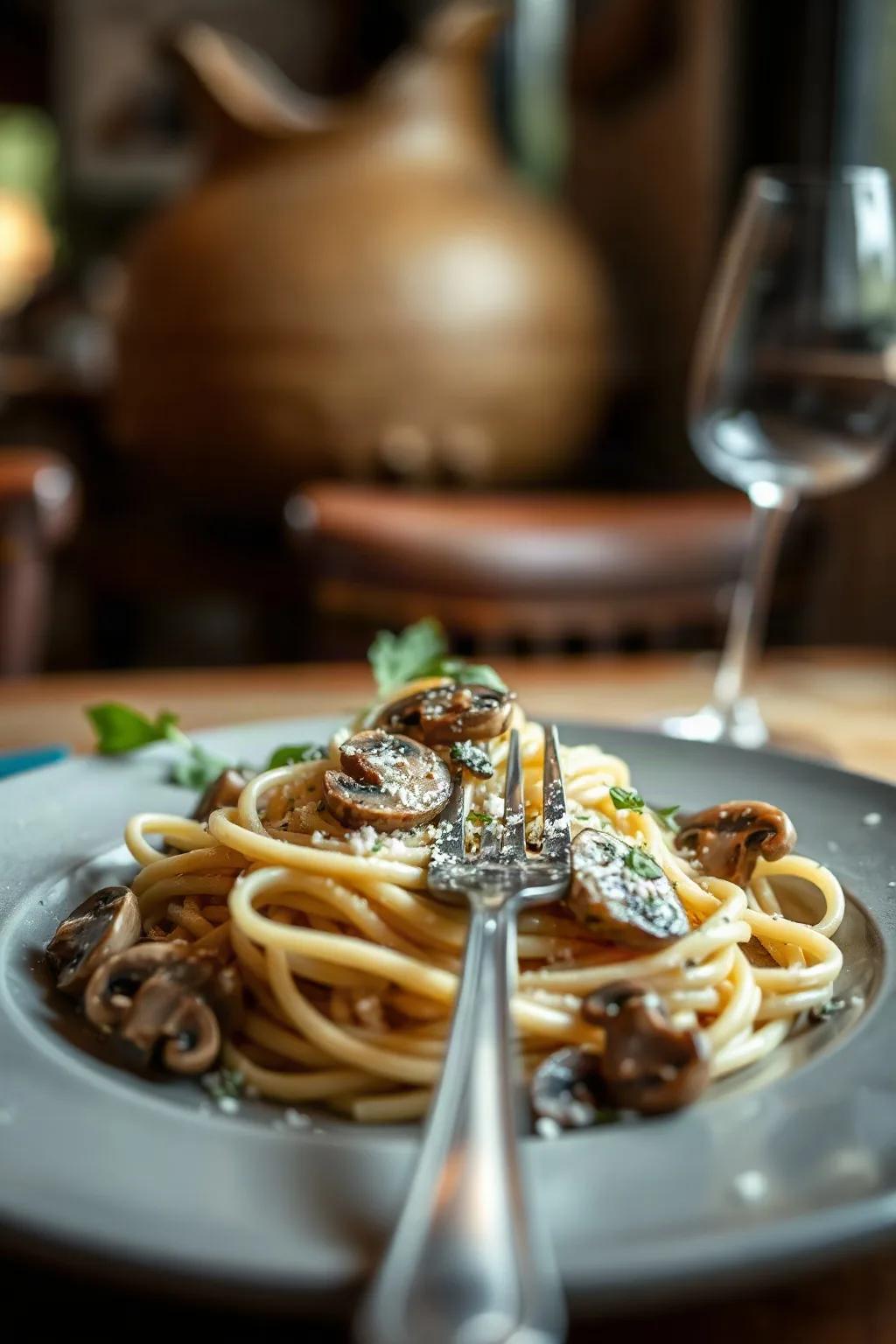 Mushroom Spaghetti