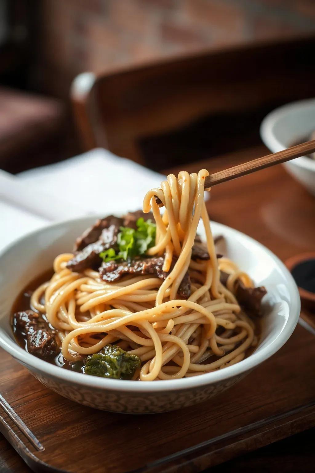 Fideos con Carne