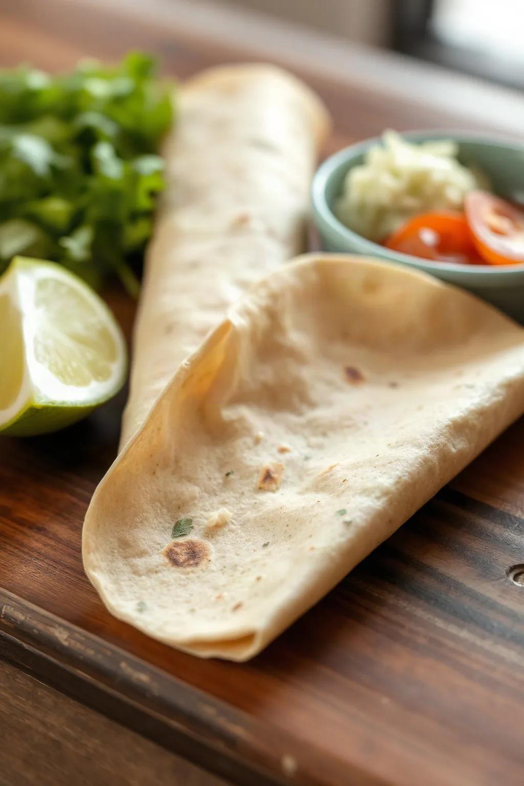 Homemade Wheat Tortillas