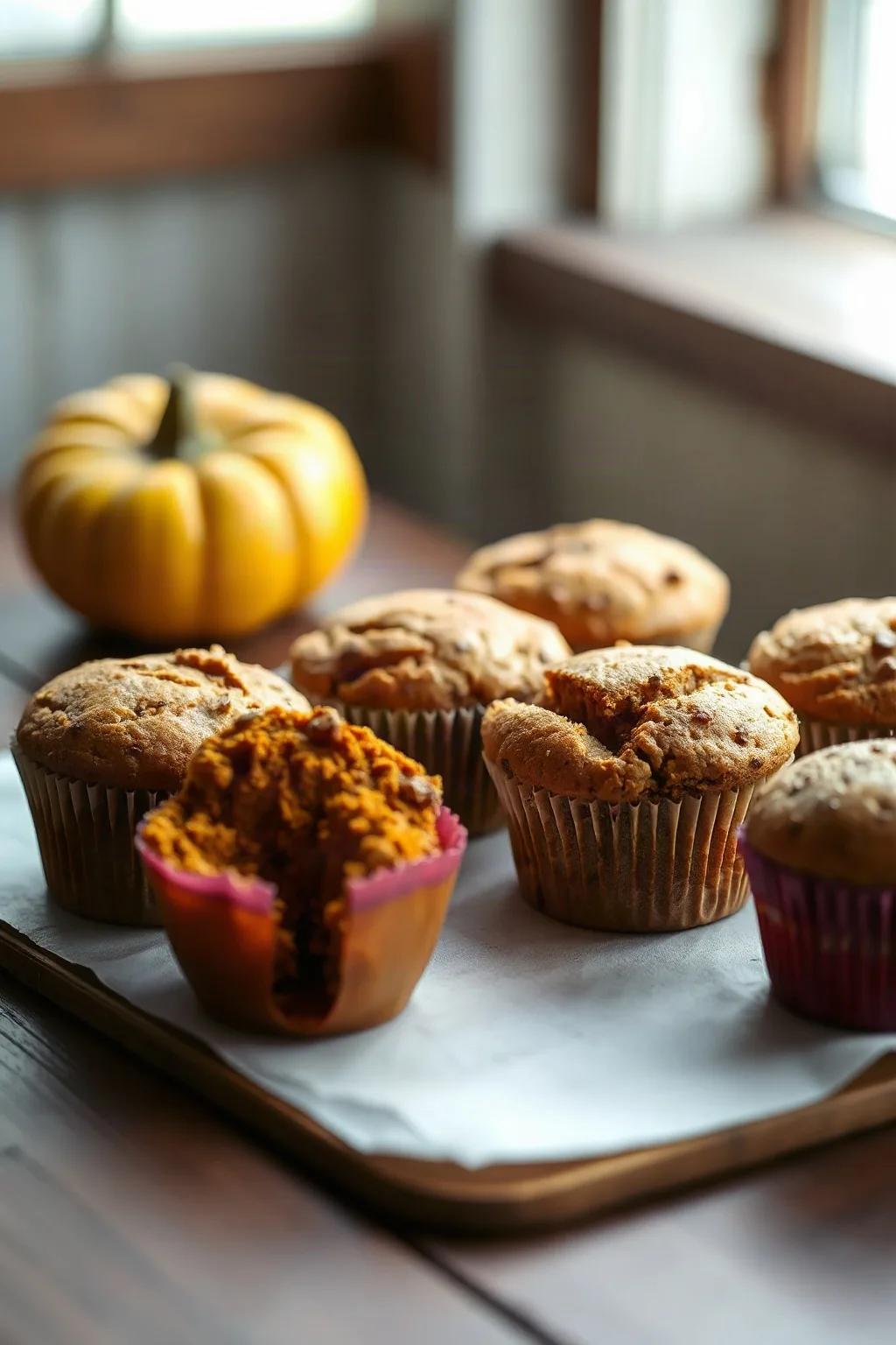 Pumpkin and Molasses Muffins