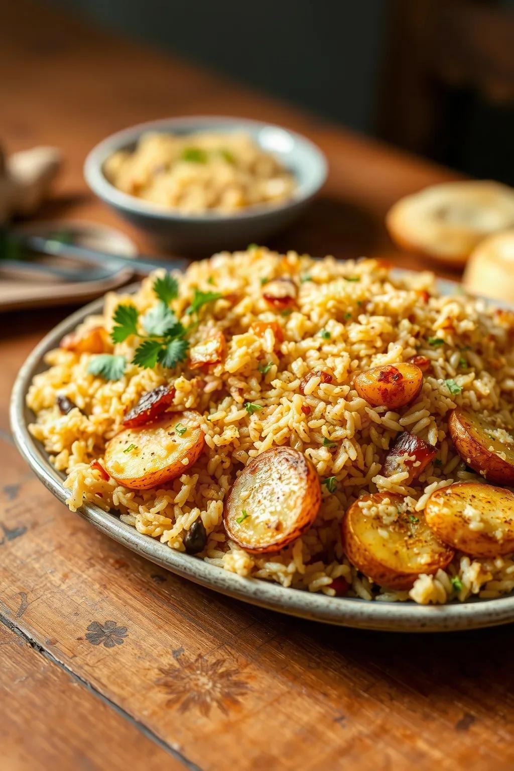 Arroz Persa con Papas