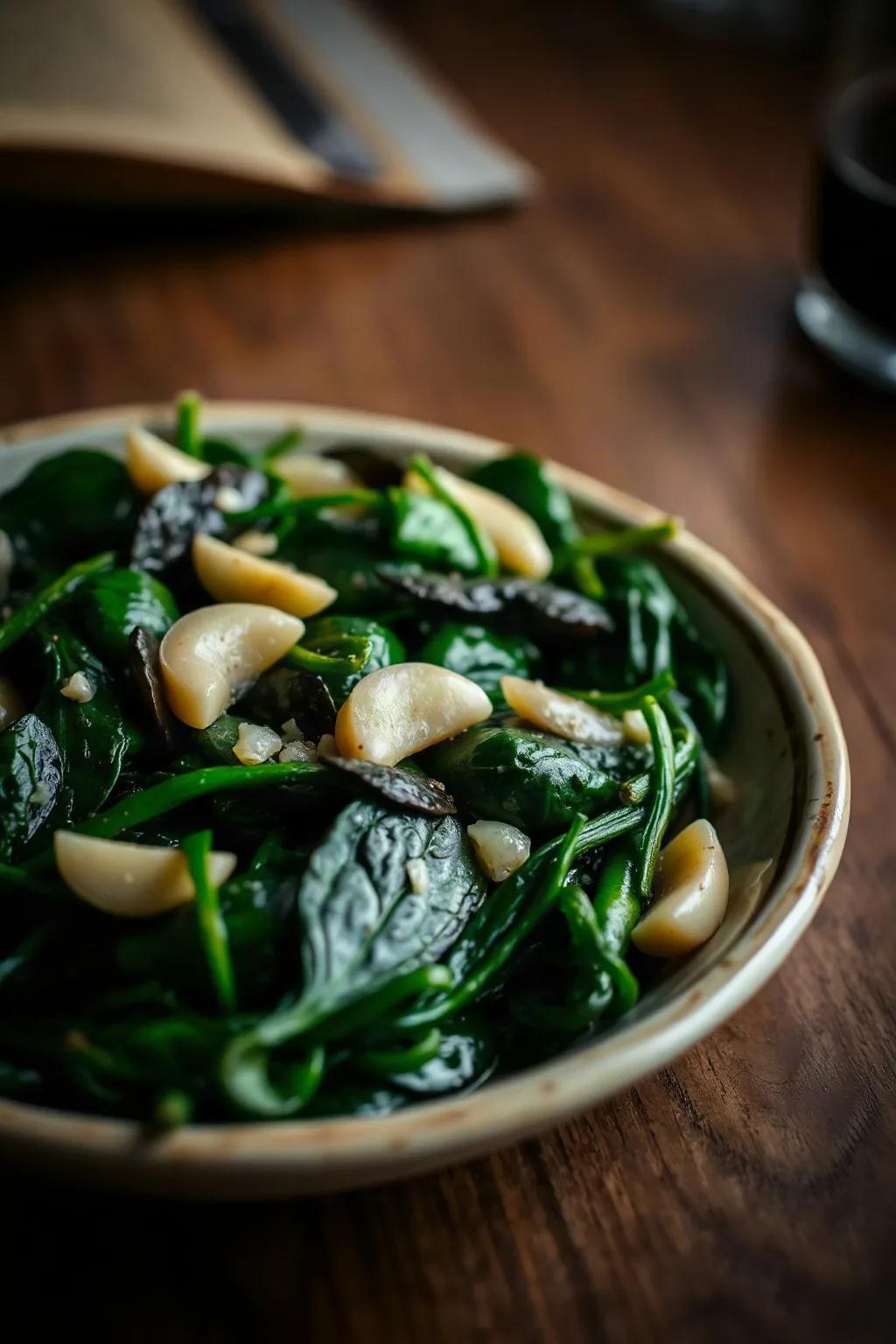 Garlic Spinach