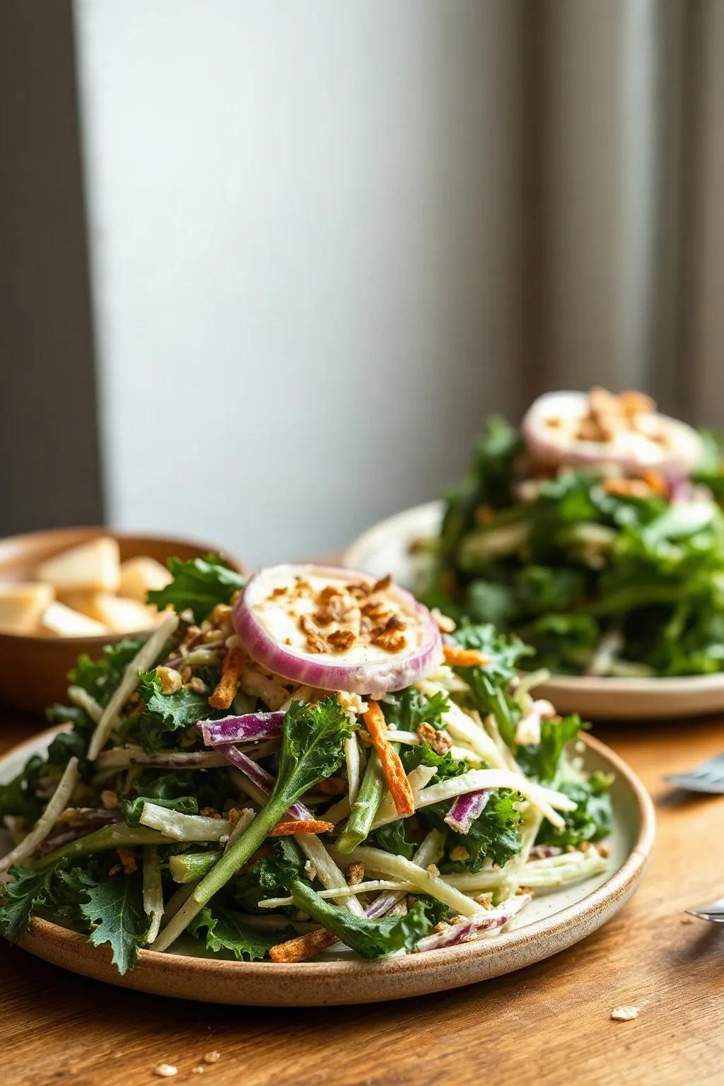 Kale Salad in the Style of Coleslaw