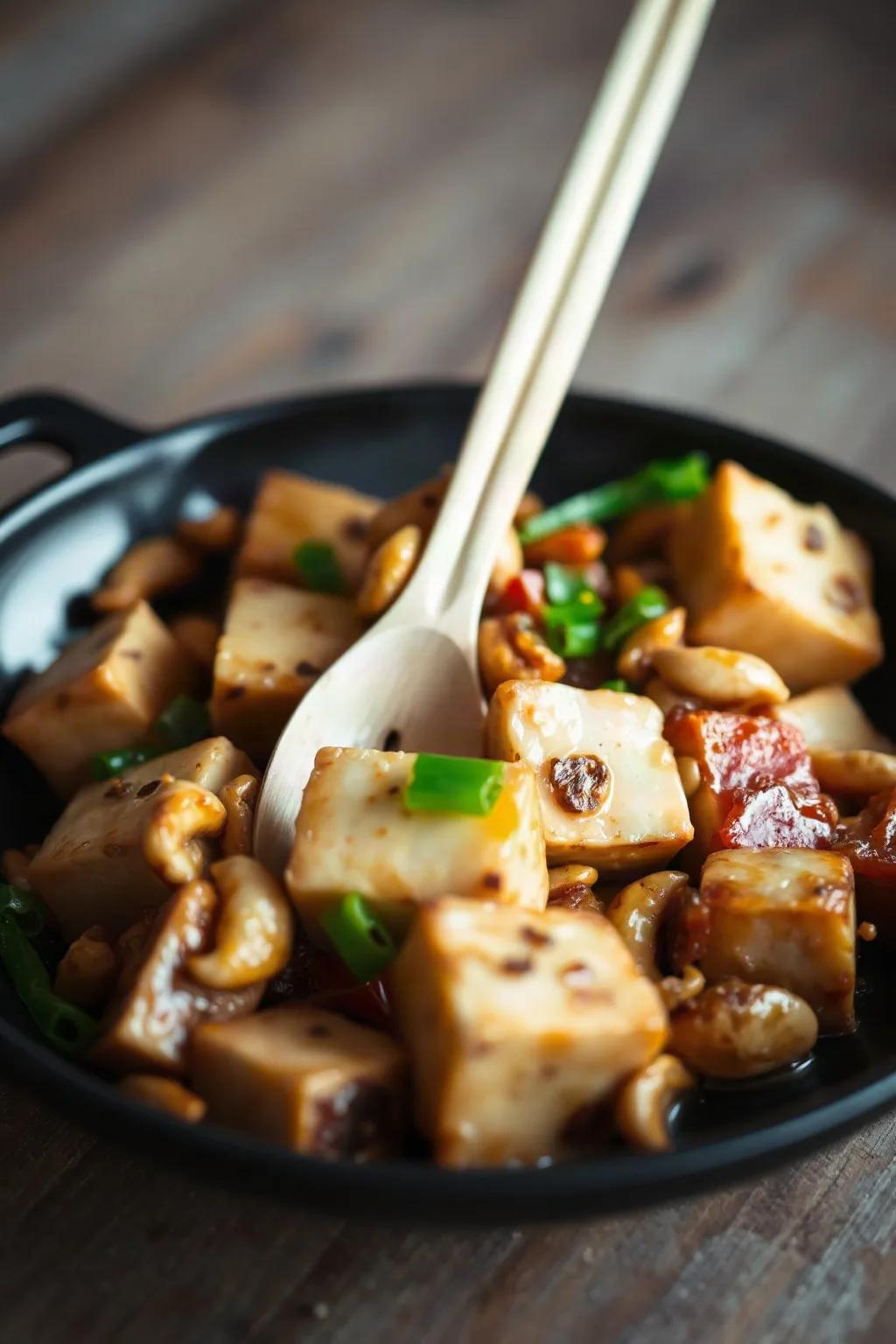Tofu and Cashew Stir-Fry