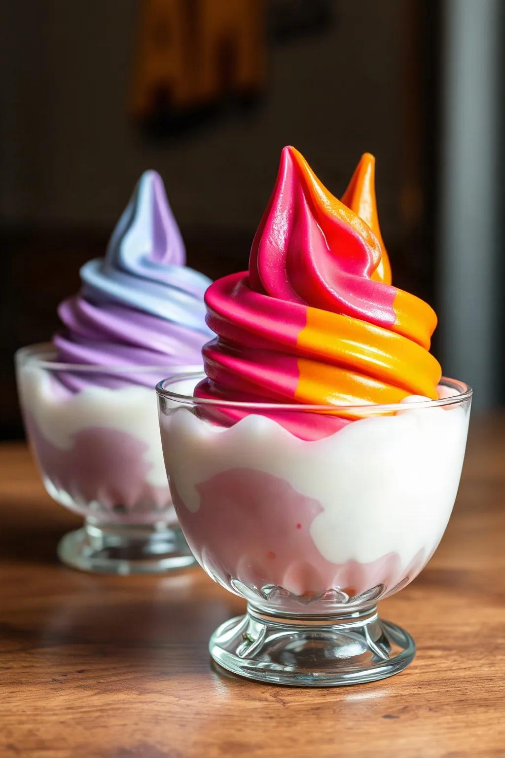 Three-Colour Frozen Yogurt