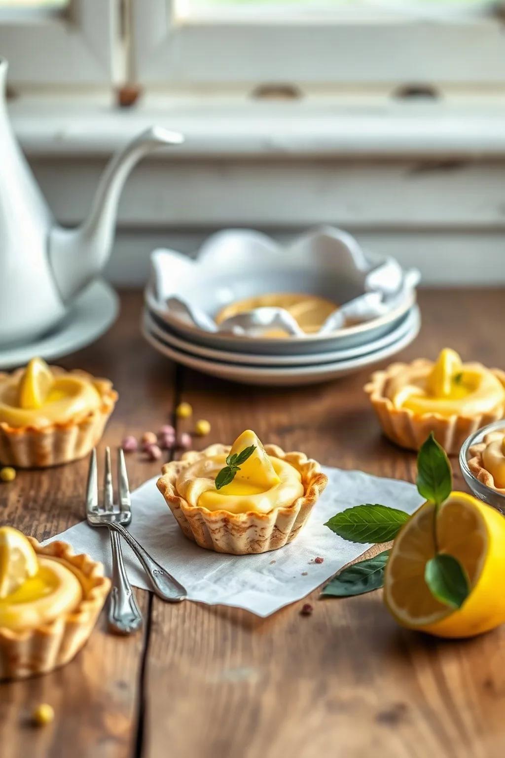Tartelettes à la crème de citron