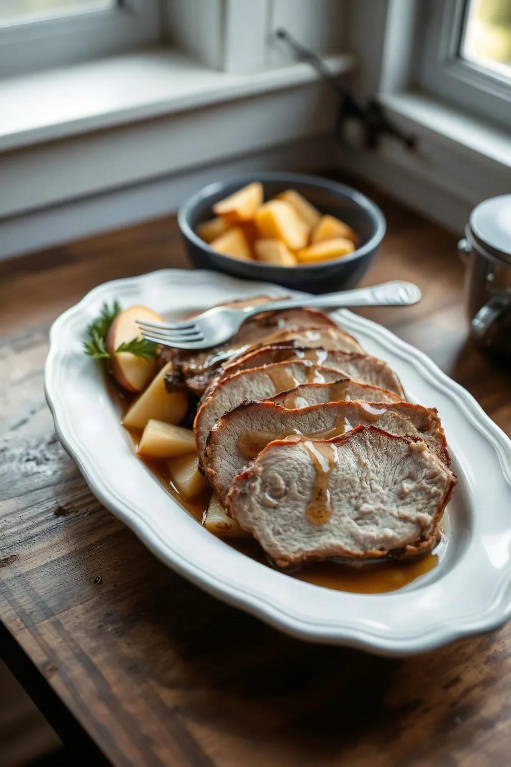 Maple Apple Pork Roast