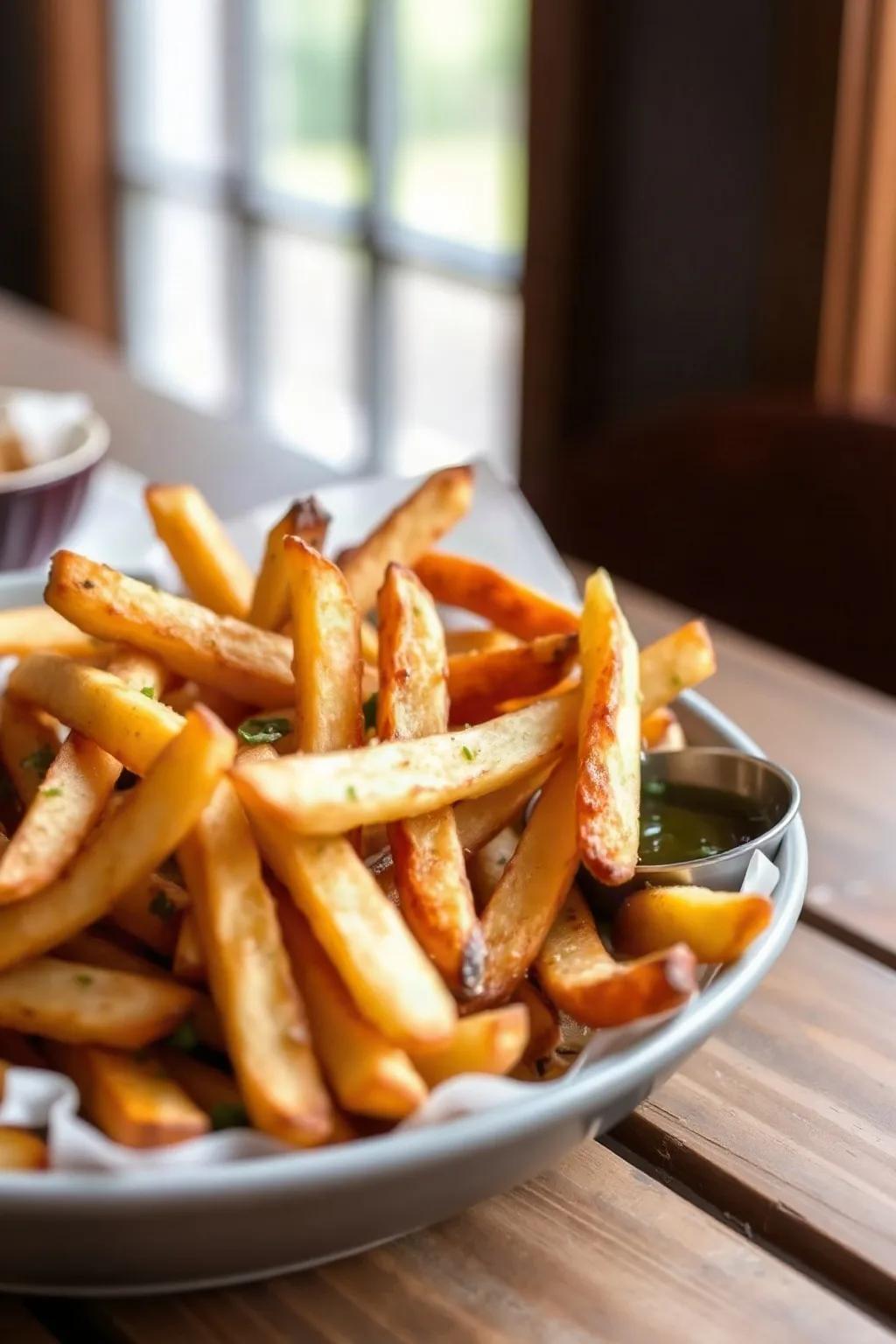 Oven-Baked Olive Oil Fries