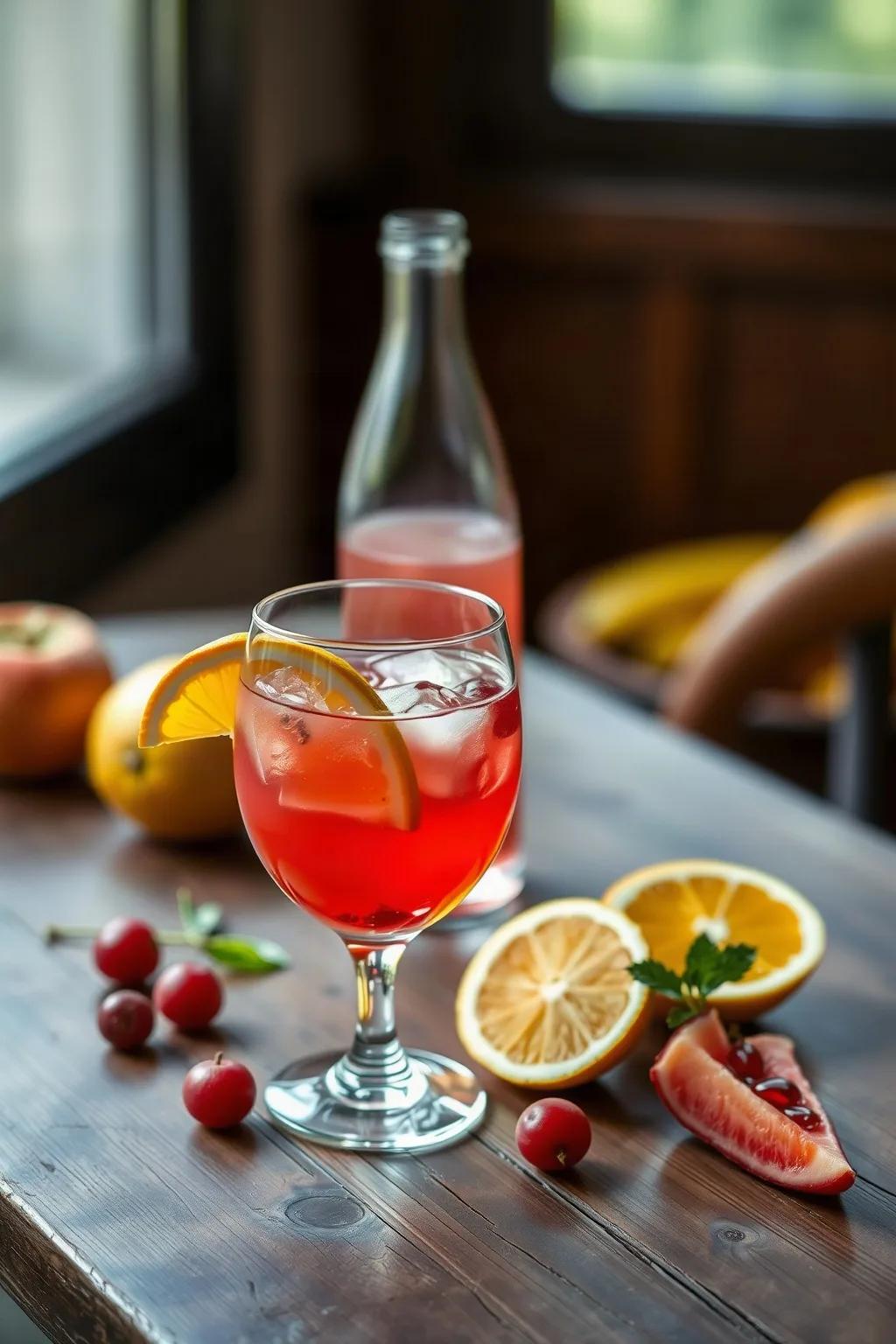 Sangria rosée