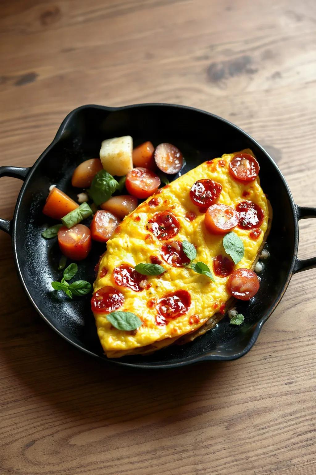 Omelette rustique