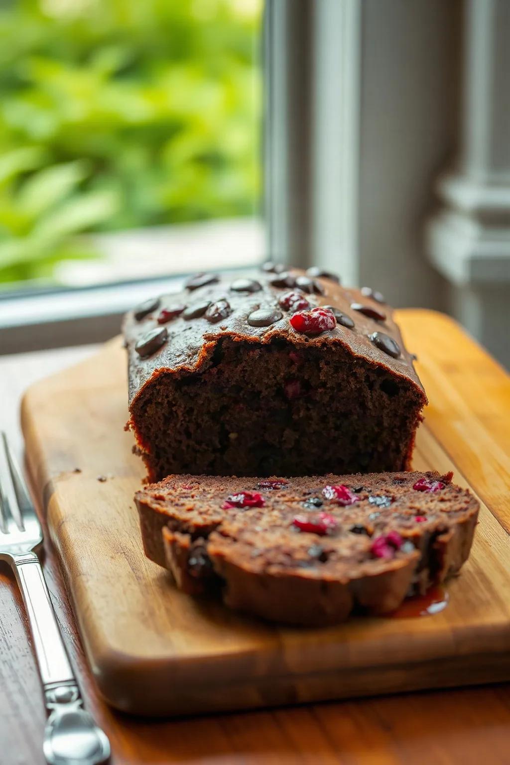 Pan de Arándano y Chocolate