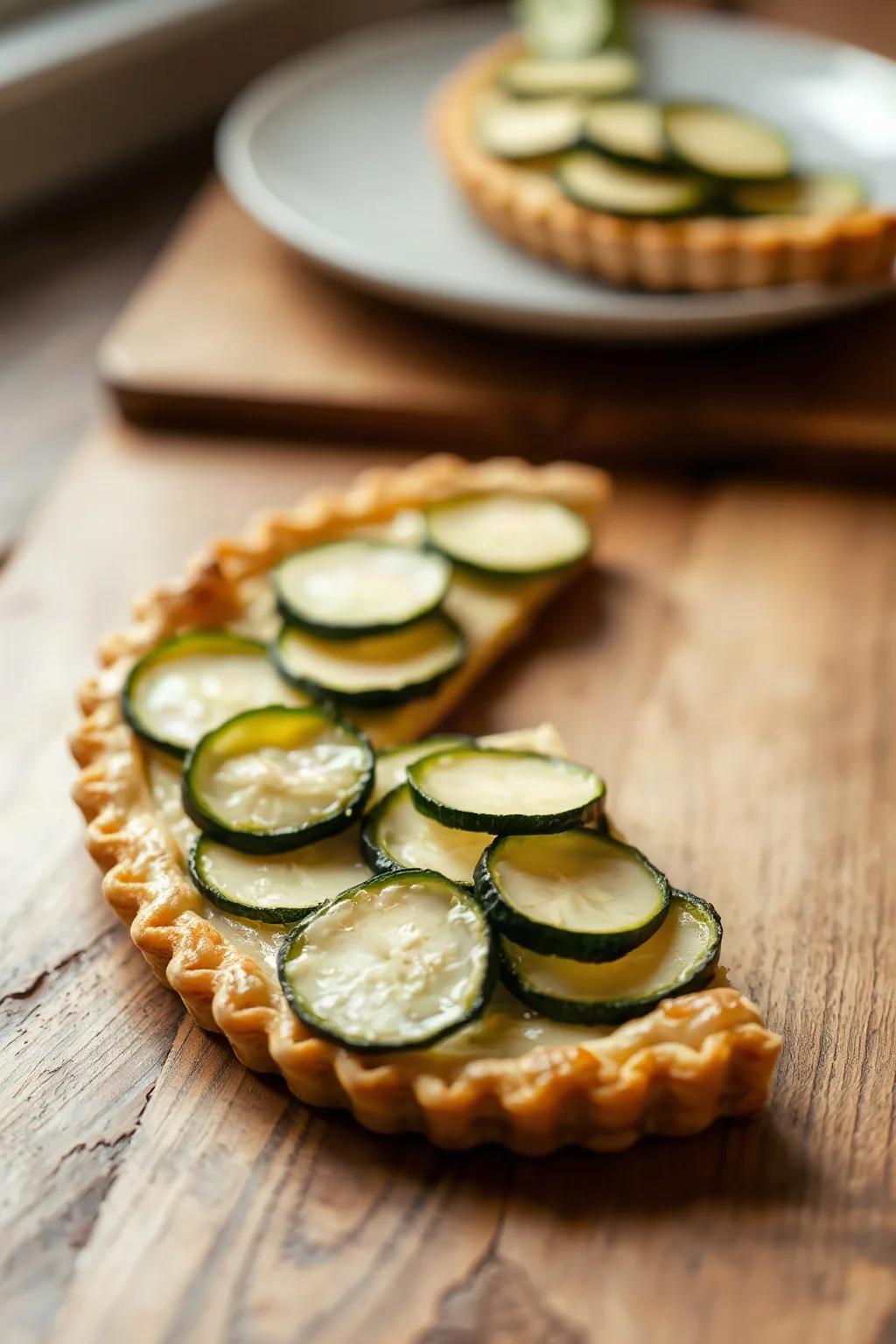 Zucchini Tarte Fine